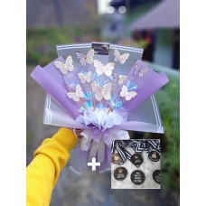 Buket Butterfly Special Purple